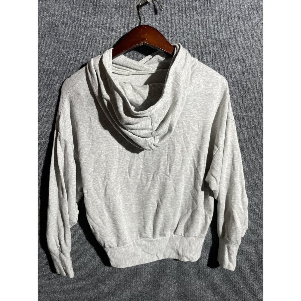 Fabletics Hoodie Sweatshirt Womens XXS Gray Lightweight Jersey Pullover Basic - Picture 2 of 7